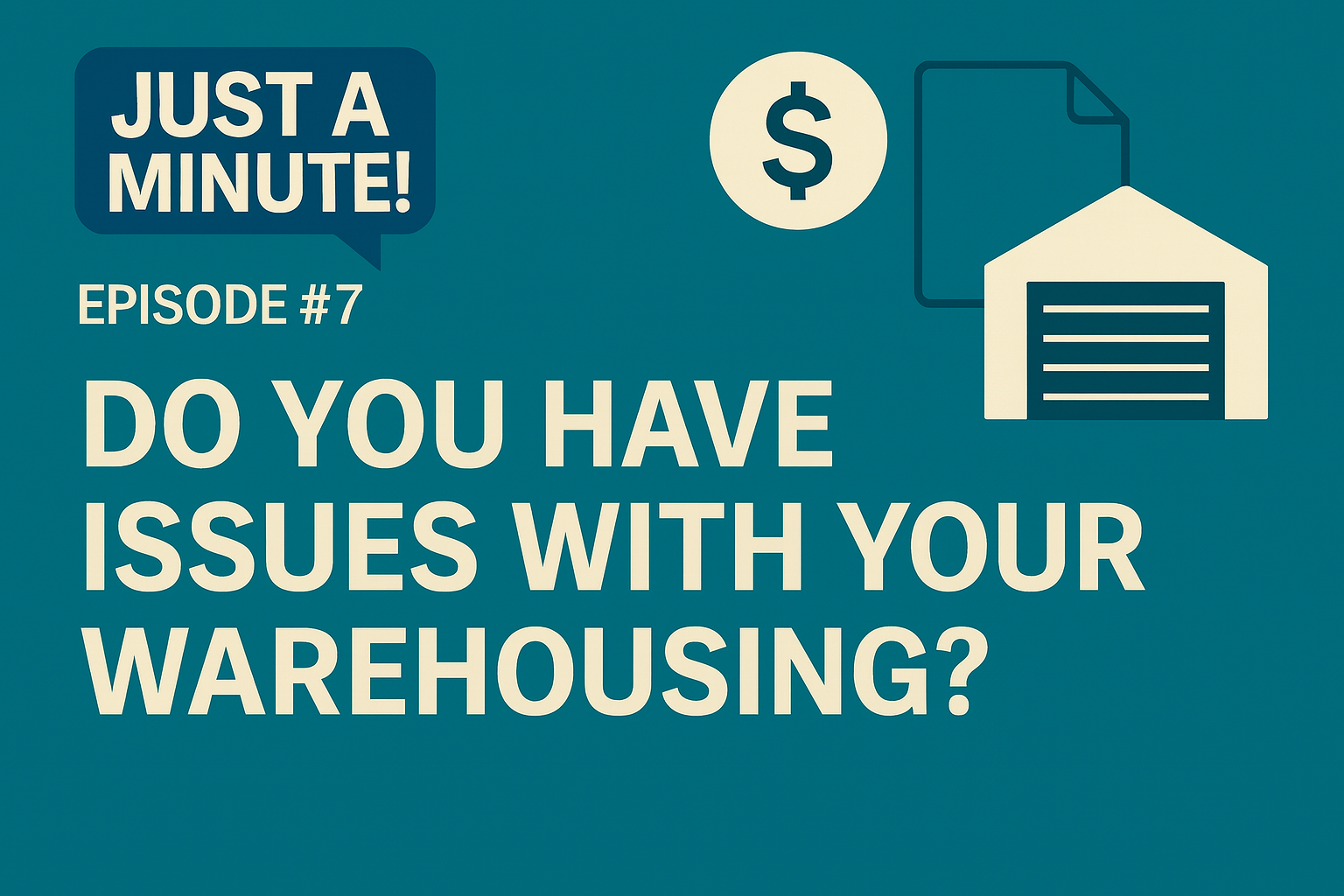 Do You Have Issues With Your Warehousing? | Patrick Daly